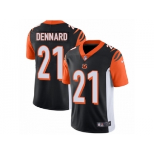 Men's Nike Cincinnati Bengals #21 Darqueze Dennard Vapor Untouchable Limited Black Team Color NFL Jersey