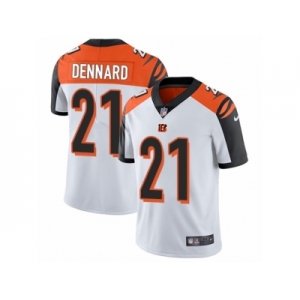 Men's Nike Cincinnati Bengals #21 Darqueze Dennard Vapor Untouchable Limited White NFL Jersey