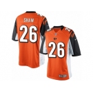 Men's Nike Cincinnati Bengals #26 Josh Shaw Limited Orange Alternate NFL Jersey