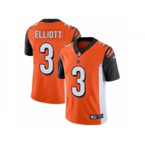 Men's Nike Cincinnati Bengals #3 Jake Elliott Vapor Untouchable Limited Orange Alternate NFL Jersey