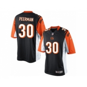 Men's Nike Cincinnati Bengals #30 Cedric Peerman Limited Black Team Color NFL Jersey