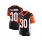 Men's Nike Cincinnati Bengals #30 Cedric Peerman Vapor Untouchable Limited Black Team Color NFL Jersey