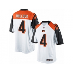 Men's Nike Cincinnati Bengals #4 Randy Bullock Limited White NFL Jersey