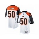 Men's Nike Cincinnati Bengals #50 A.J. Hawk Limited White NFL Jersey