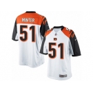 Men's Nike Cincinnati Bengals #51 Kevin Minter Limited White NFL Jersey