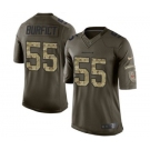 Men's Nike Cincinnati Bengals #55 Vontaze Burfict Limited Green Salute to Service NFL Jersey