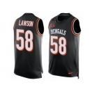 Men's Nike Cincinnati Bengals #58 Carl Lawson Limited Black Player Name & Number Tank Top NFL Jersey