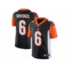 Men's Nike Cincinnati Bengals #6 Jeff Driskel Vapor Untouchable Limited Black Team Color NFL Jersey