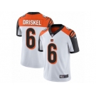 Men's Nike Cincinnati Bengals #6 Jeff Driskel Vapor Untouchable Limited White NFL Jersey