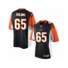 Men's Nike Cincinnati Bengals #65 Clint Boling Limited Black Team Color NFL Jersey