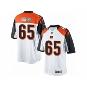 Men's Nike Cincinnati Bengals #65 Clint Boling Limited White NFL Jersey