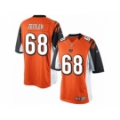 Men's Nike Cincinnati Bengals #68 Kevin Zeitler Limited Orange Alternate NFL Jersey