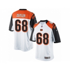 Men's Nike Cincinnati Bengals #68 Kevin Zeitler Limited White NFL Jersey