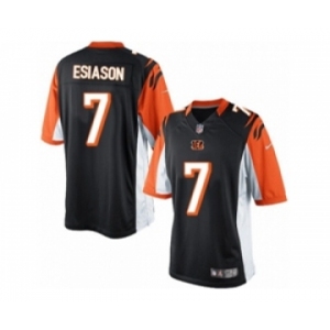 Men's Nike Cincinnati Bengals #7 Boomer Esiason Limited Black Team Color NFL Jersey