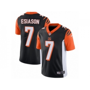 Men's Nike Cincinnati Bengals #7 Boomer Esiason Vapor Untouchable Limited Black Team Color NFL Jersey