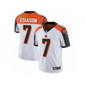 Men's Nike Cincinnati Bengals #7 Boomer Esiason Vapor Untouchable Limited White NFL Jersey