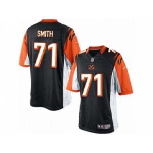 Men's Nike Cincinnati Bengals #71 Andre Smith Limited Black Team Color NFL Jersey