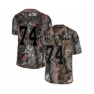 Men's Nike Cincinnati Bengals #74 Jake Fisher Limited Camo Rush Realtree NFL Jersey