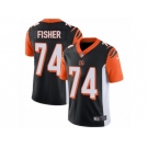 Men's Nike Cincinnati Bengals #74 Jake Fisher Vapor Untouchable Limited Black Team Color NFL Jersey