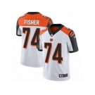 Men's Nike Cincinnati Bengals #74 Jake Fisher Vapor Untouchable Limited White NFL Jersey