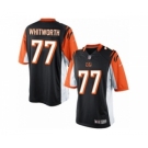 Men's Nike Cincinnati Bengals #77 Andrew Whitworth Limited Black Team Color NFL Jersey