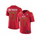 Men's Nike Cincinnati Bengals #77 Andrew Whitworth Limited Red 2017 Pro Bowl NFL Jersey