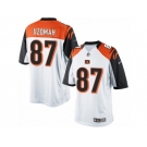 Men's Nike Cincinnati Bengals #87 C.J. Uzomah Limited White NFL Jersey