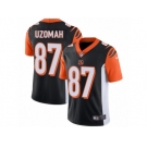 Men's Nike Cincinnati Bengals #87 C.J. Uzomah Vapor Untouchable Limited Black Team Color NFL Jersey