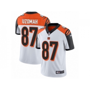 Men's Nike Cincinnati Bengals #87 C.J. Uzomah Vapor Untouchable Limited White NFL Jersey