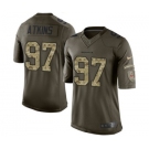 Men's Nike Cincinnati Bengals #97 Geno Atkins Limited Green Salute to Service NFL Jersey