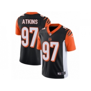 Men's Nike Cincinnati Bengals #97 Geno Atkins Vapor Untouchable Limited Black Team Color NFL Jersey