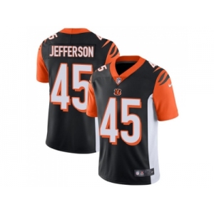 Nike Cincinnati Bengals #45 Malik Jefferson Black Team Color Men Stitched NFL Vapor Untouchable Limited Jersey