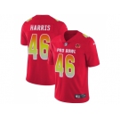 Nike Cincinnati Bengals #46 Clark Harris Red Men Stitched NFL Limited AFC 2018 Pro Bowl Jersey