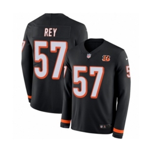 Nike Cincinnati Bengals #57 Vincent Rey Limited Black Therma Long Sleeve NFL Jersey