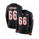 Nike Cincinnati Bengals #66 Trey Hopkins Limited Black Therma Long Sleeve NFL Jersey