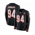 Nike Cincinnati Bengals #94 Sam Hubbard Limited Black Therma Long Sleeve NFL Jersey