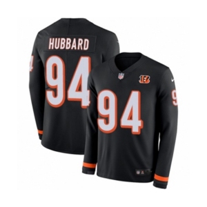 Nike Cincinnati Bengals #94 Sam Hubbard Limited Black Therma Long Sleeve NFL Jersey