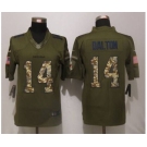 nike nfl jerseys cincinnati bengals #14 dalton army green[nike Limited Salute To Service]