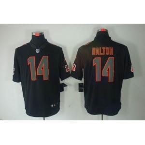 nike nfl jerseys cincinnati bengals #14 dalton black[nike limited]