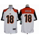 nike nfl jerseys cincinnati bengals #18 green white[nike limited]