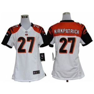 Nike women nfl jerseys Cincinnati Bengals #27 Dre Kirkpatrick white [nike]