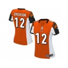 Women Nike Cincinnati Bengals #12 Alex Erickson Game Orange Alternate NFL Jersey