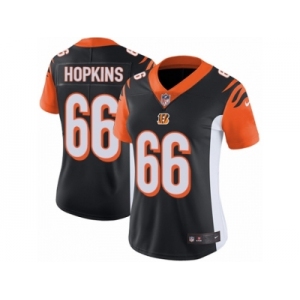 Women Nike Cincinnati Bengals #66 Trey Hopkins Black Team Color Vapor Untouchable Limited Player NFL Jersey
