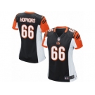 Women Nike Cincinnati Bengals #66 Trey Hopkins Game Black Team Color NFL Jersey