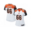 Women Nike Cincinnati Bengals #66 Trey Hopkins Game White NFL Jersey