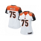 Women Nike Cincinnati Bengals #75 Jordan Willis Game White NFL Jersey