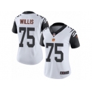 Women Nike Cincinnati Bengals #75 Jordan Willis Limited White Rush NFL Jersey