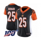 Women's Cincinnati Bengals #25 Giovani Bernard Black Team Color Vapor Untouchable Limited Player 100th Season Football Jersey