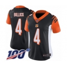 Women's Cincinnati Bengals #4 Randy Bullock Black Team Color Vapor Untouchable Limited Player 100th Season Football Jersey