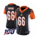 Women's Cincinnati Bengals #66 Trey Hopkins Black Team Color Vapor Untouchable Limited Player 100th Season Football Jersey